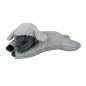 Peluche NEMU Taille L - Mouton Gris - Moko